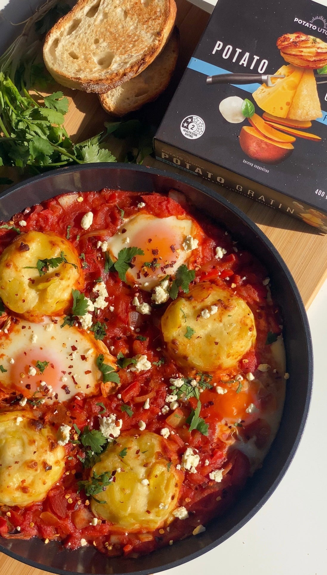 Potato Gratin Shakshuka