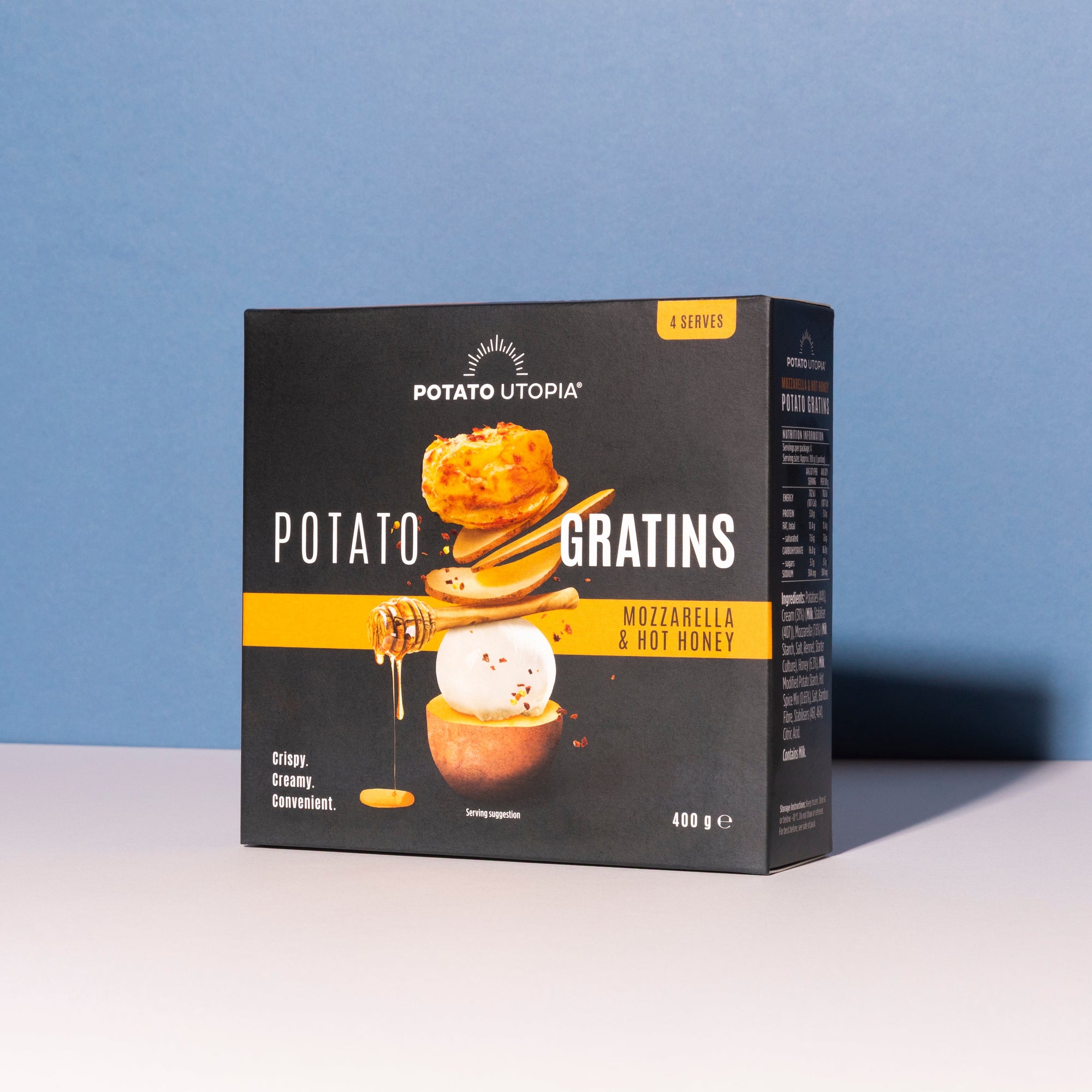 Mozzarella & Hot Honey Gratins