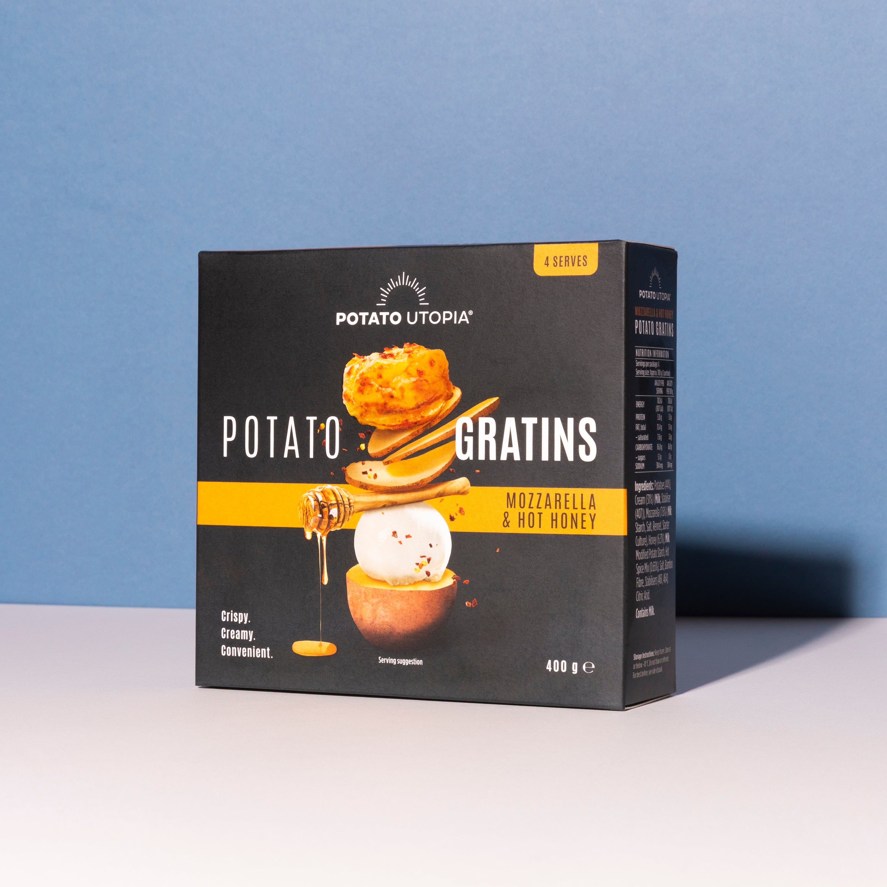 Mozzarella & Hot Honey Gratins