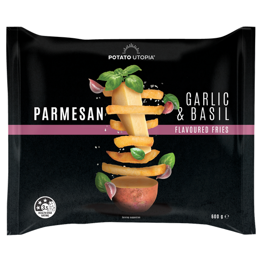 Parmesan, Garlic & Basil Fries